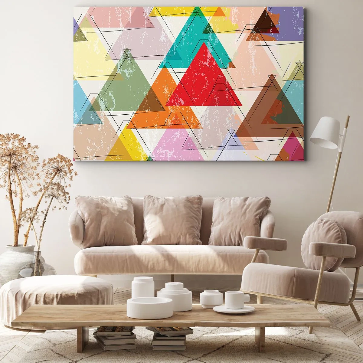 Canvas picture - Three by Three - 120x80 cm