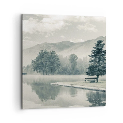 Canvas picture - Lake Is Still Asleep - 60x60 cm