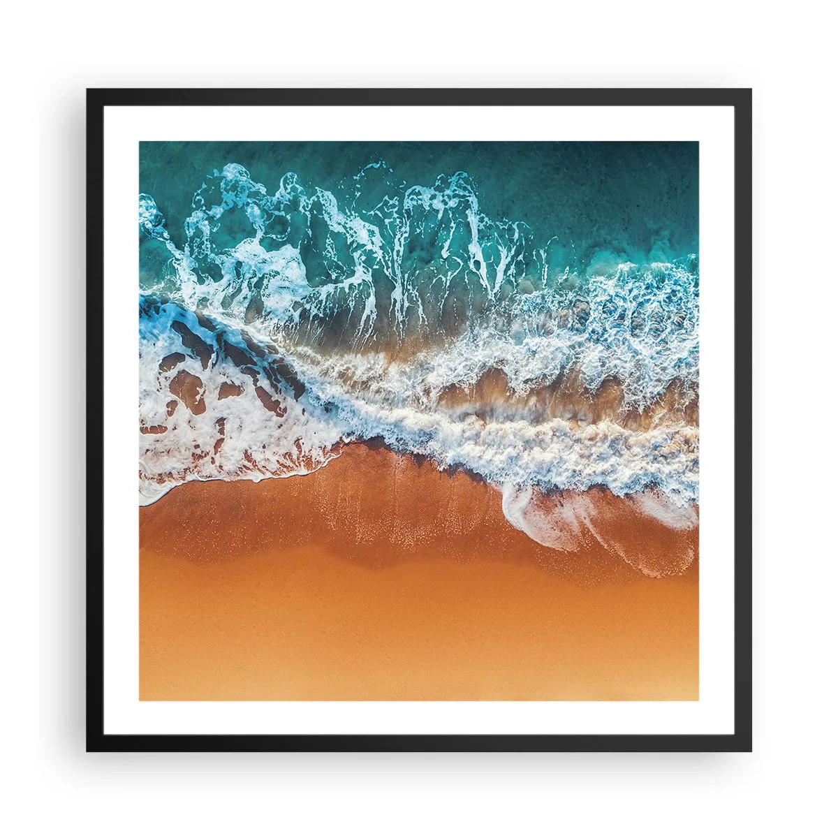 Poster in black frame - Always in a Couple - 60x60 cm