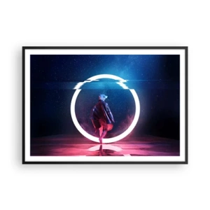 Poster in black frame - Between Worlds - 100x70 cm