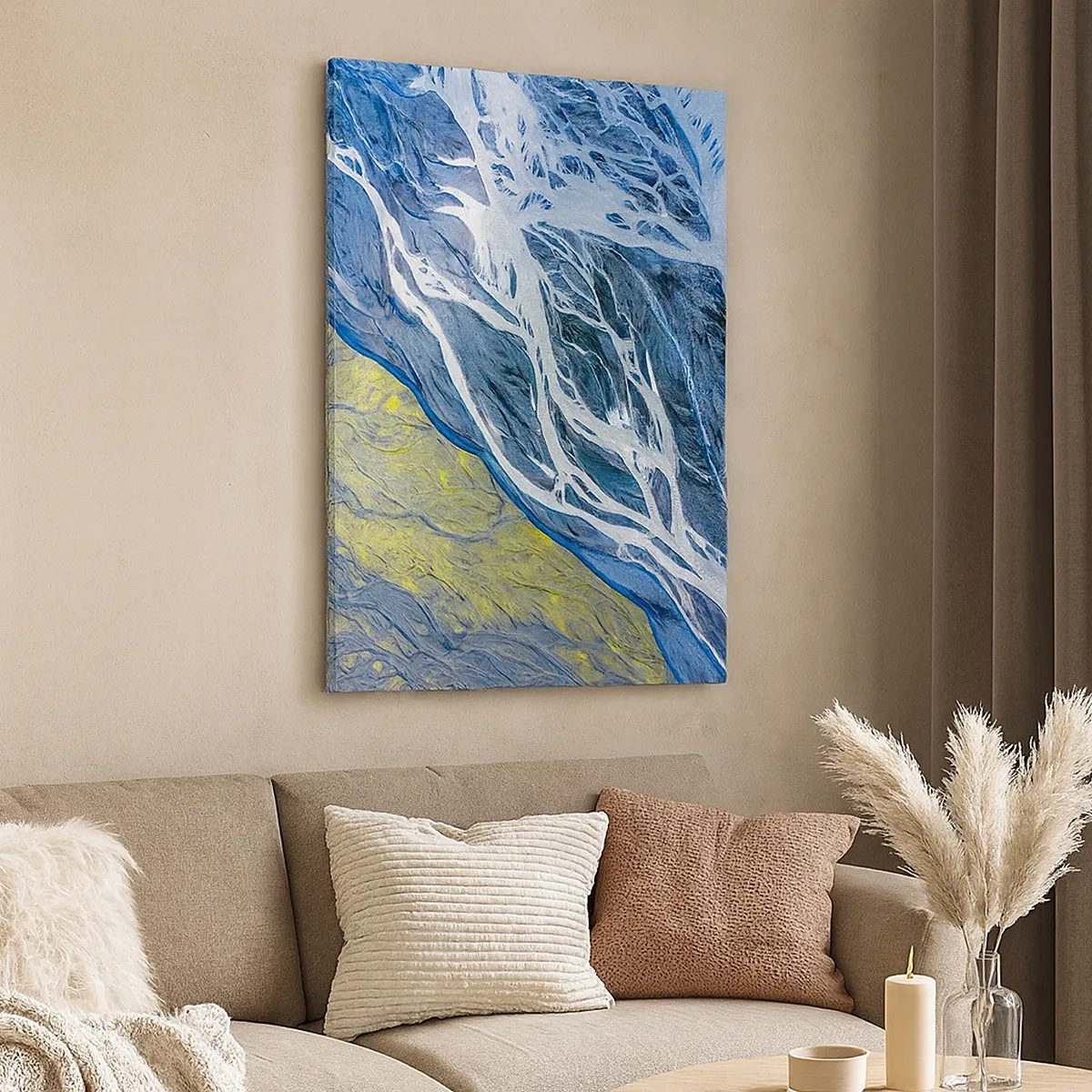 Canvas picture - Cave Paintings of Nature - 50x70 cm