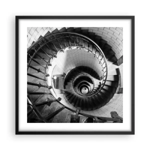 Poster in black frame - Up and Upwards  - 50x50 cm