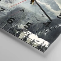 Clock face with numbers