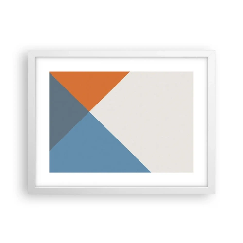 Poster in white frmae - At an Angle… - 40x30 cm