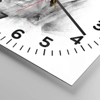 Clock face with numbers