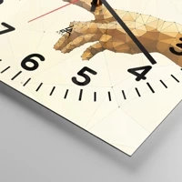 Clock face with numbers