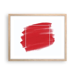 Poster in light oak frame - Without a Frame - 50x40 cm