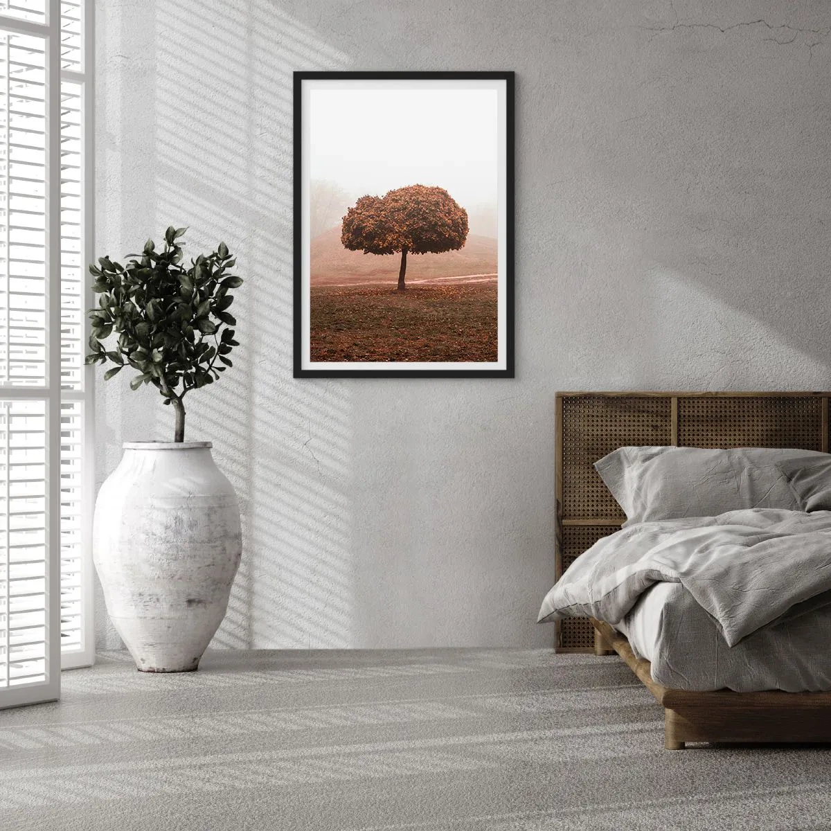 Poster in black frame - After a Busy Summer - 70x100 cm