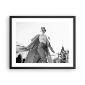 Poster in black frame - Are You Coming With Me? - 50x40 cm