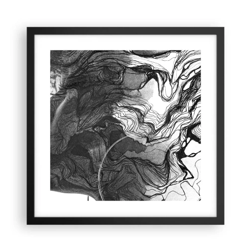 Poster in black frame - Wrapped up in Dreams - 40x40 cm