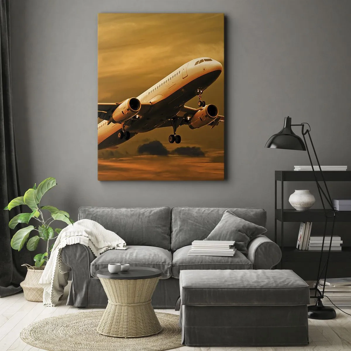 Canvas picture - Flight towards the Sun - 50x70 cm
