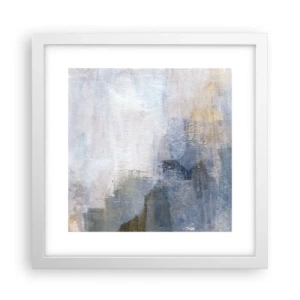 Poster in white frmae - Tones and Chords of Colours - 30x30 cm