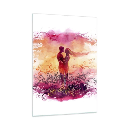 Glass picture - One Heart! It Is All I Need… - 50x70 cm