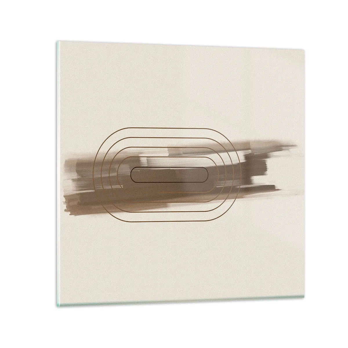Glass picture - Blast of Grey - 30x30 cm