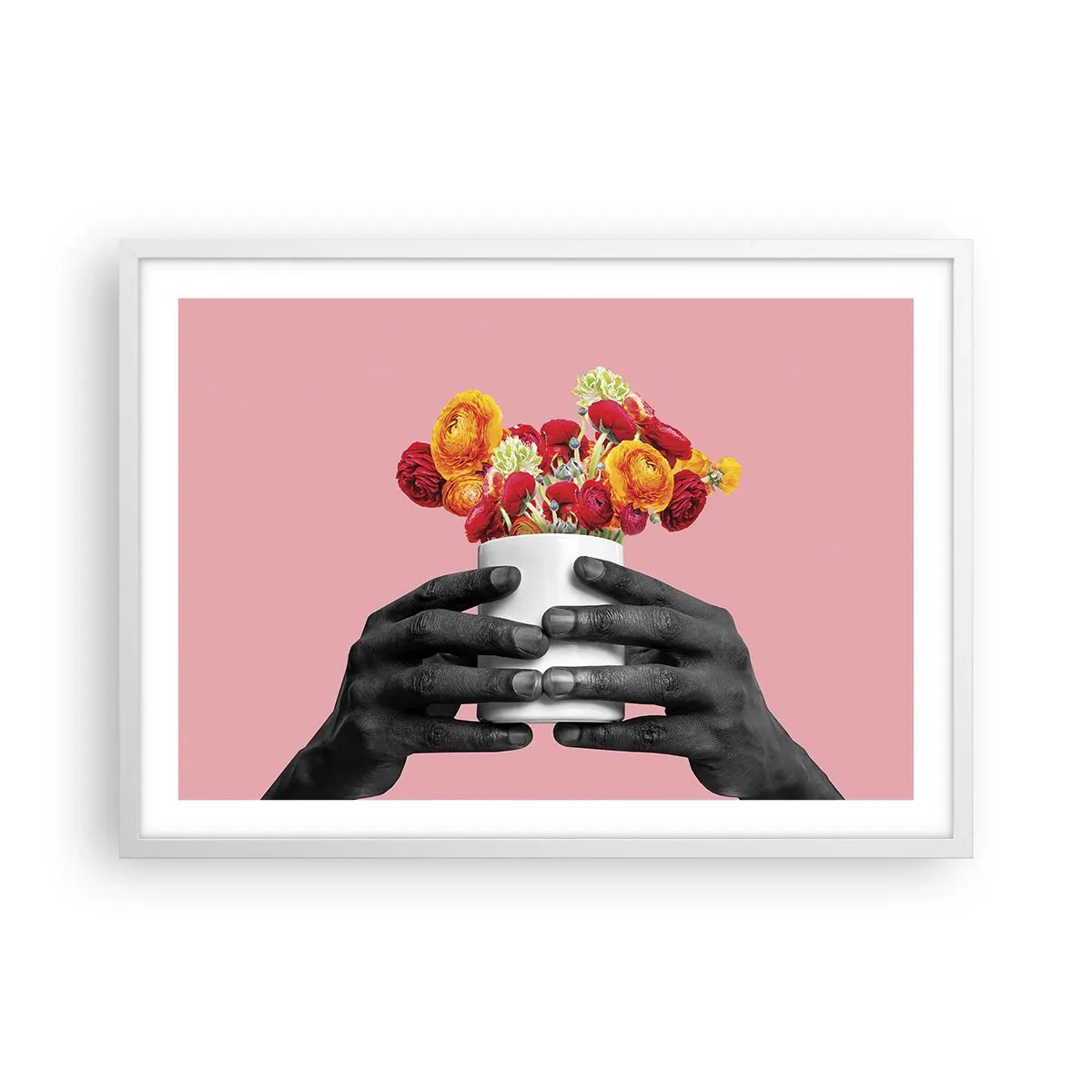 Poster in white frmae - Apotheosis of Life - 70x50 cm