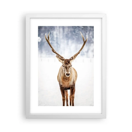 Poster in white frmae - Straight from Snowy Fog - 30x40 cm