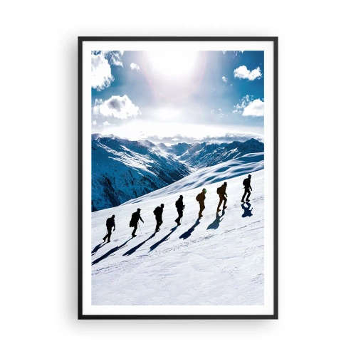 Poster in black frame - Team of Conquerors - 70x100 cm