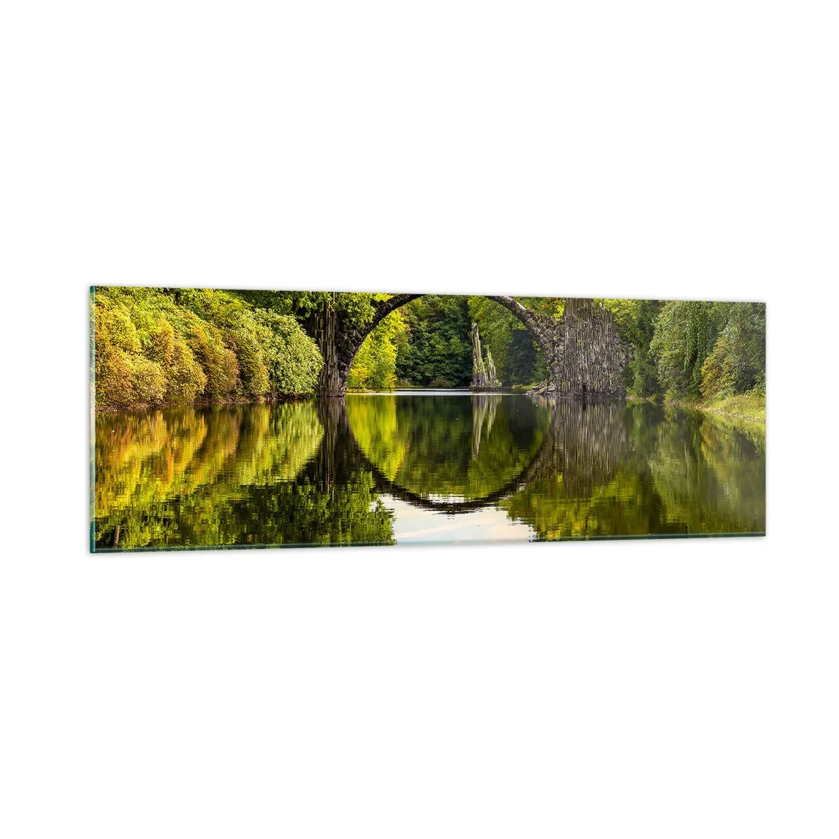 Glass picture - At the Crossroads of Two Worlds - 90x30 cm