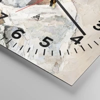 Clock face with numbers