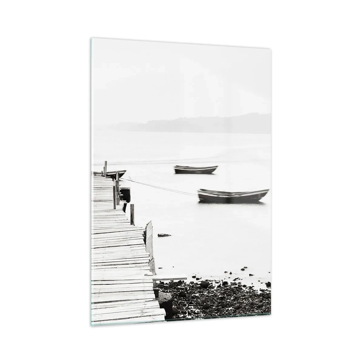 Glass picture - By Waters Still and Clear - 50x70 cm