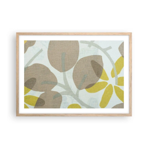 Poster in light oak frame - Composition in Full Sunlight - 70x50 cm