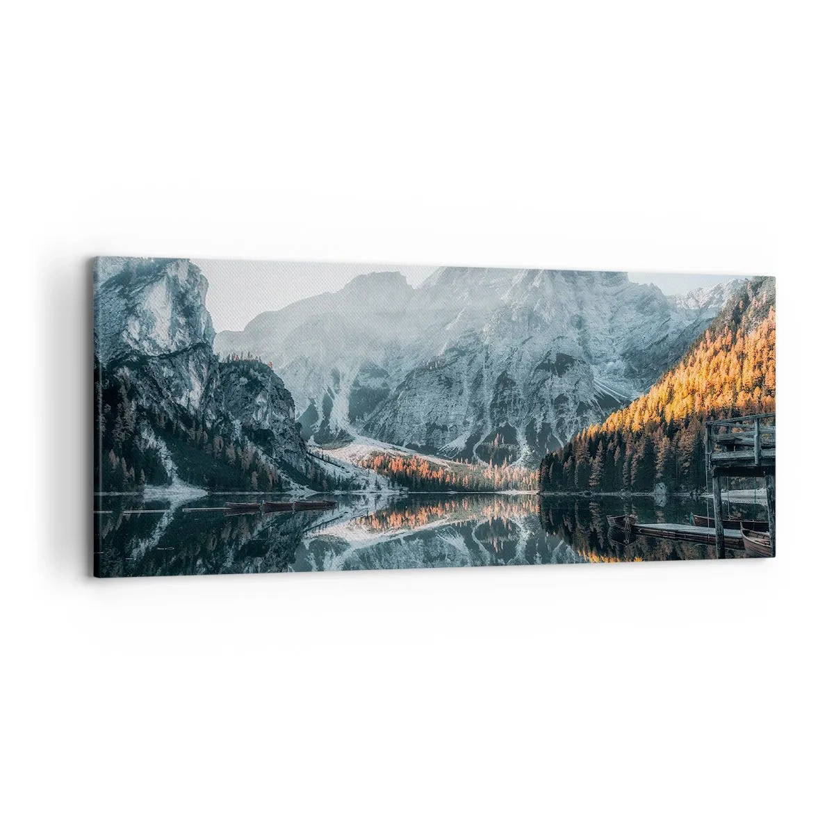 Canvas picture - Mirror Landscape - 120x50 cm