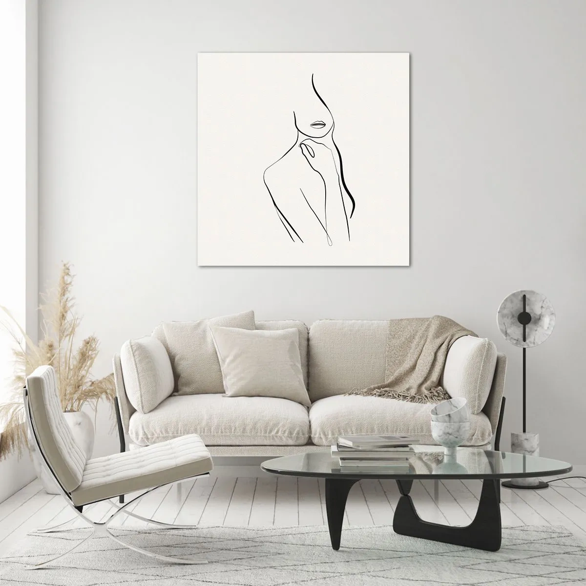 Glass picture - Wave of Melancholy - 50x50 cm