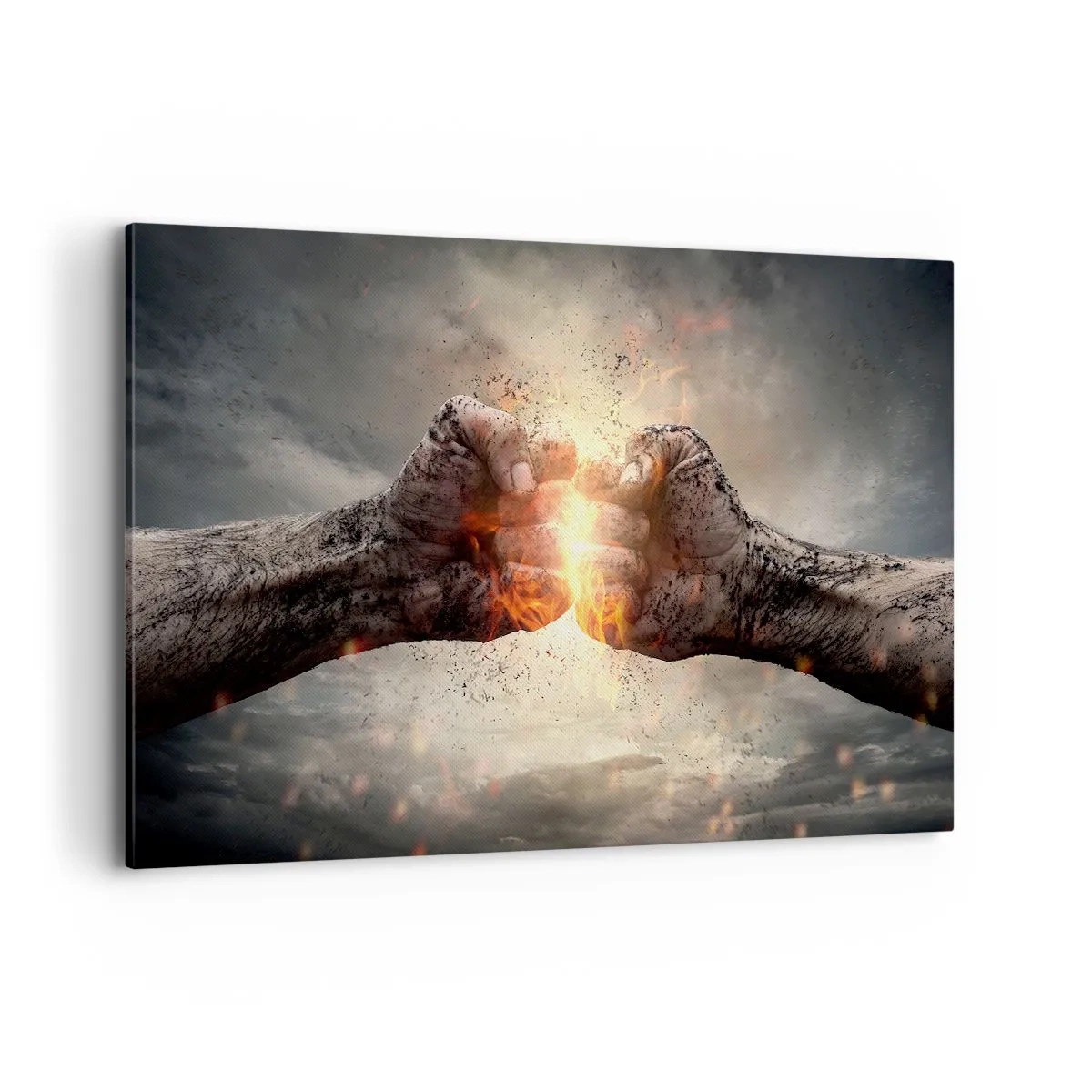 Canvas picture - Stand Up and Fight - 120x80 cm