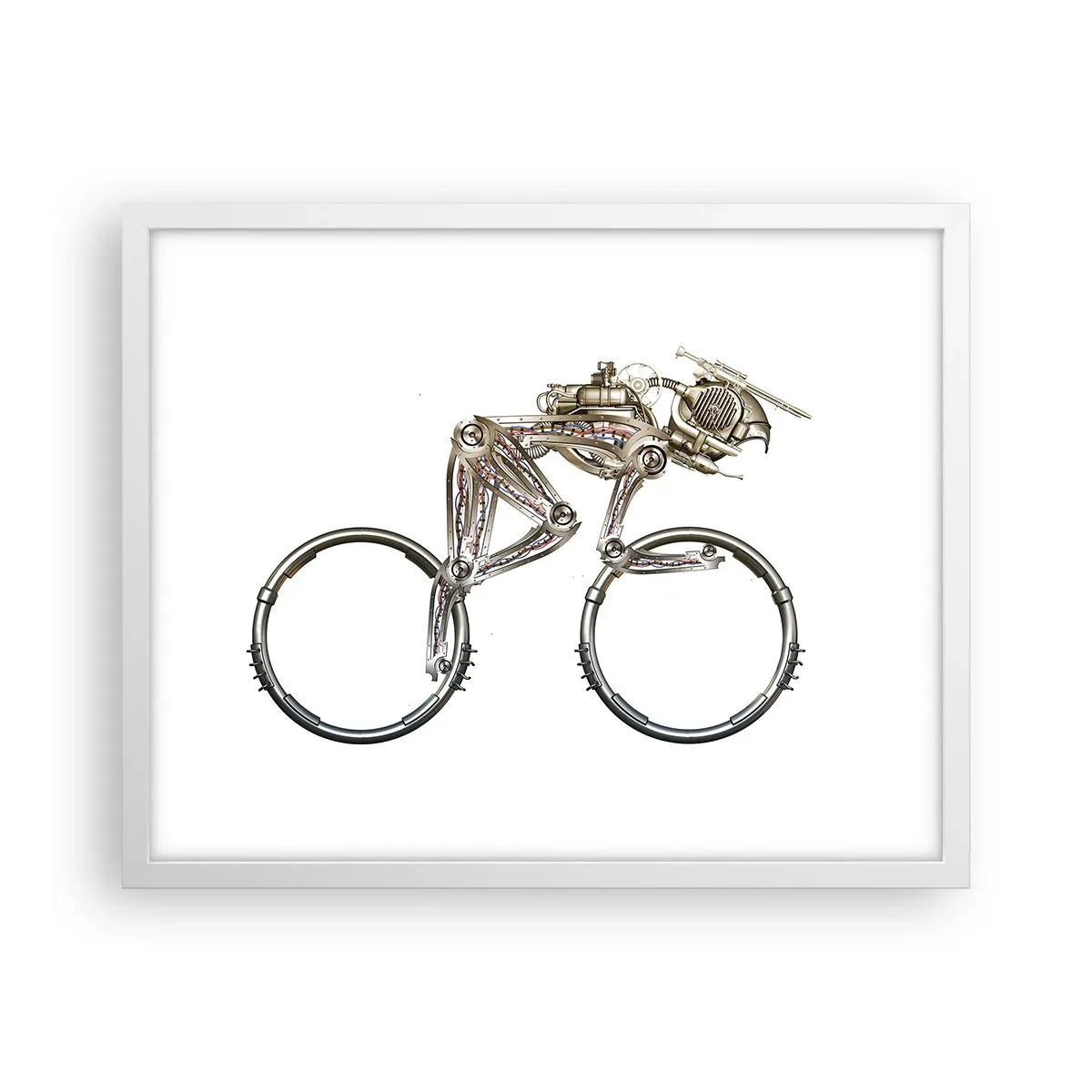 Poster in white frmae - Wonderful Machinery - 50x40 cm