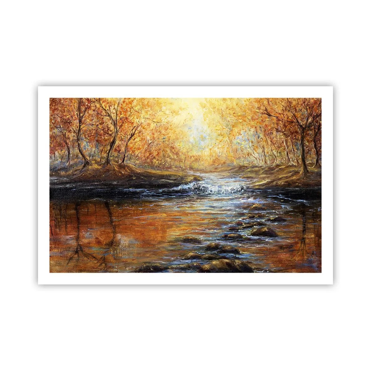 Poster - Golden Brook - 91x61 cm