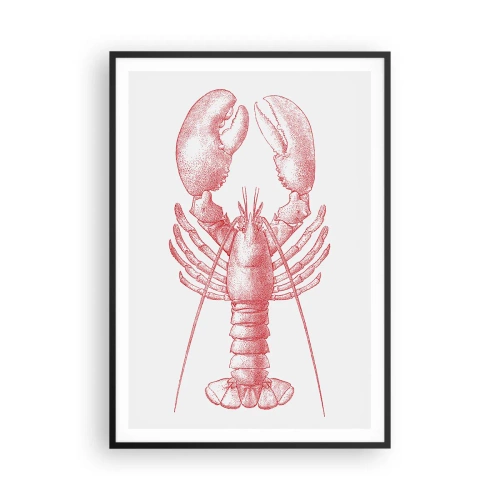 Poster in black frame - Lobster Worthy of a Lobster - 70x100 cm