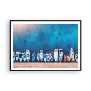 Poster in black frame - In One Row - 100x70 cm
