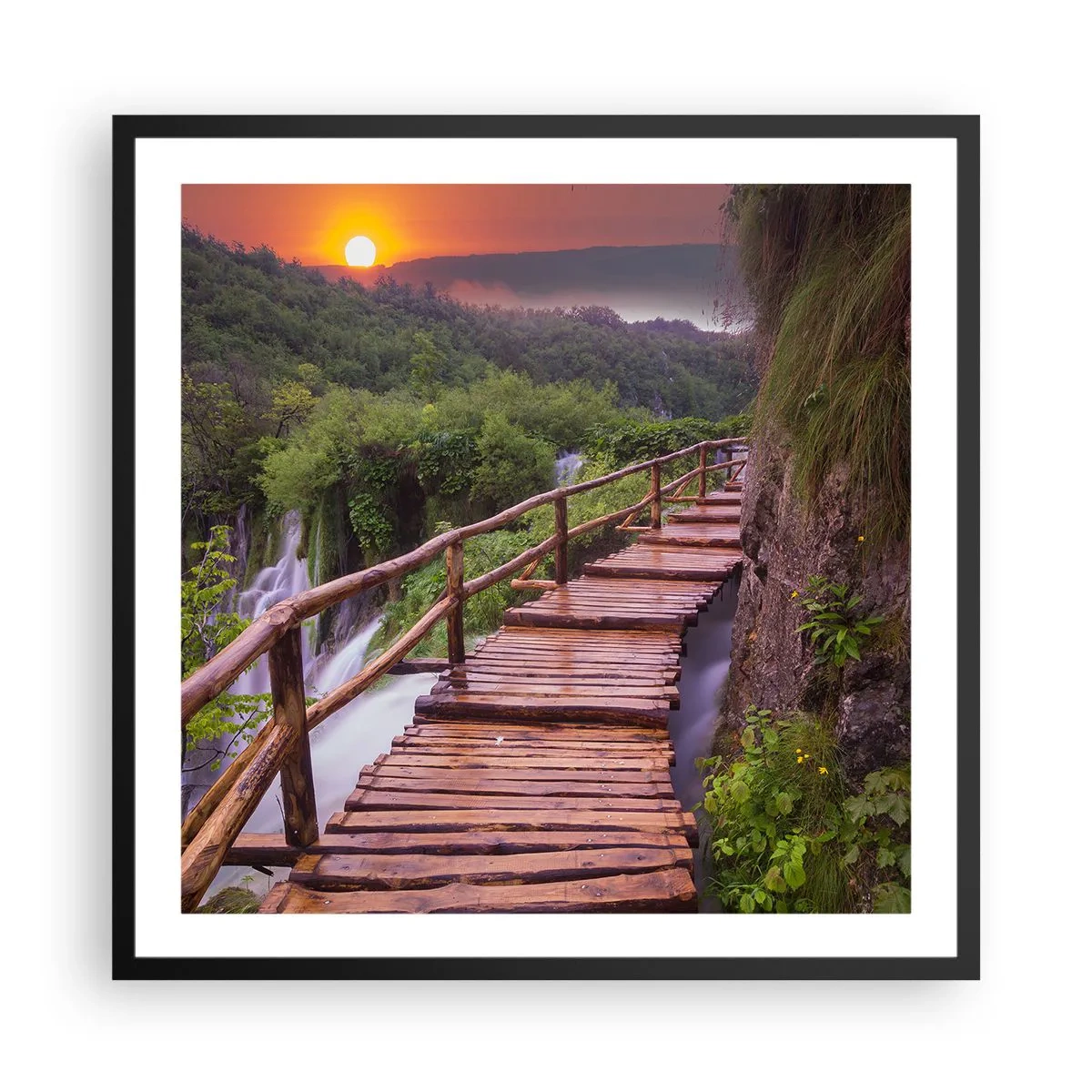 Poster in black frame - Unbelievable Beauty - 60x60 cm