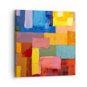 Canvas picture - Each Different, All Colourful - 30x30 cm