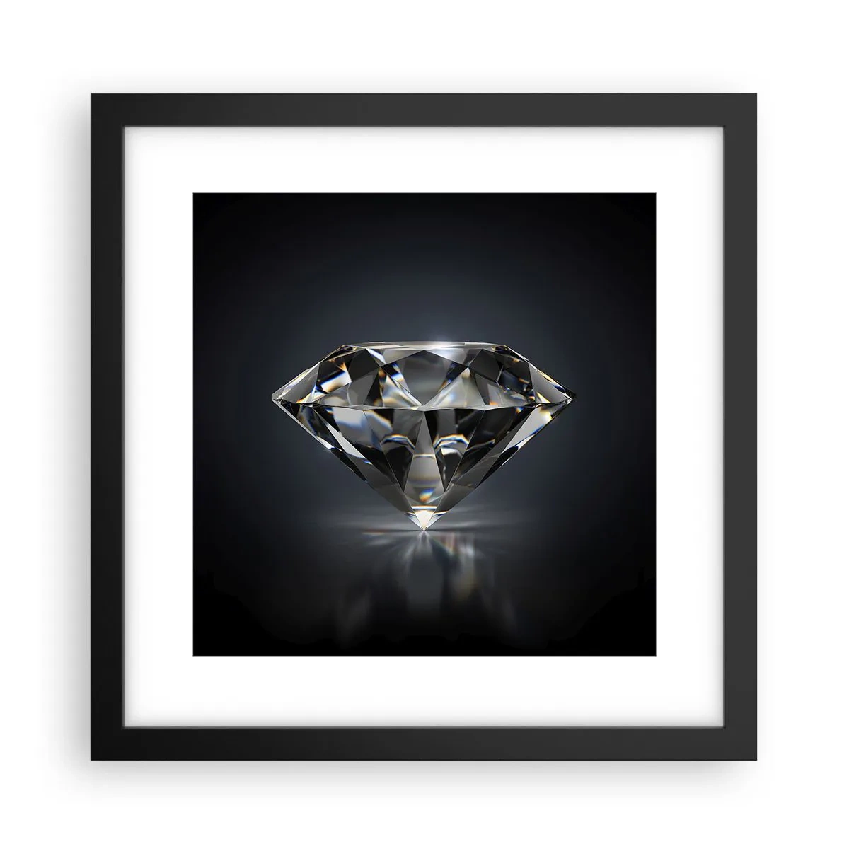 Poster in black frame - Girls' Best Friend - 30x30 cm