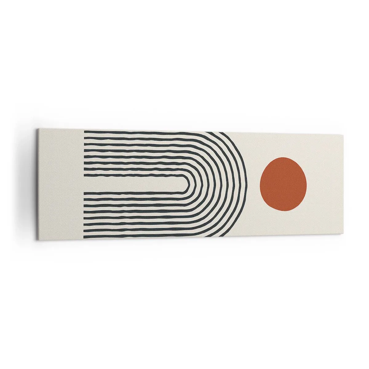 Canvas picture - Magnetism of Shapes and Colours - 160x50 cm