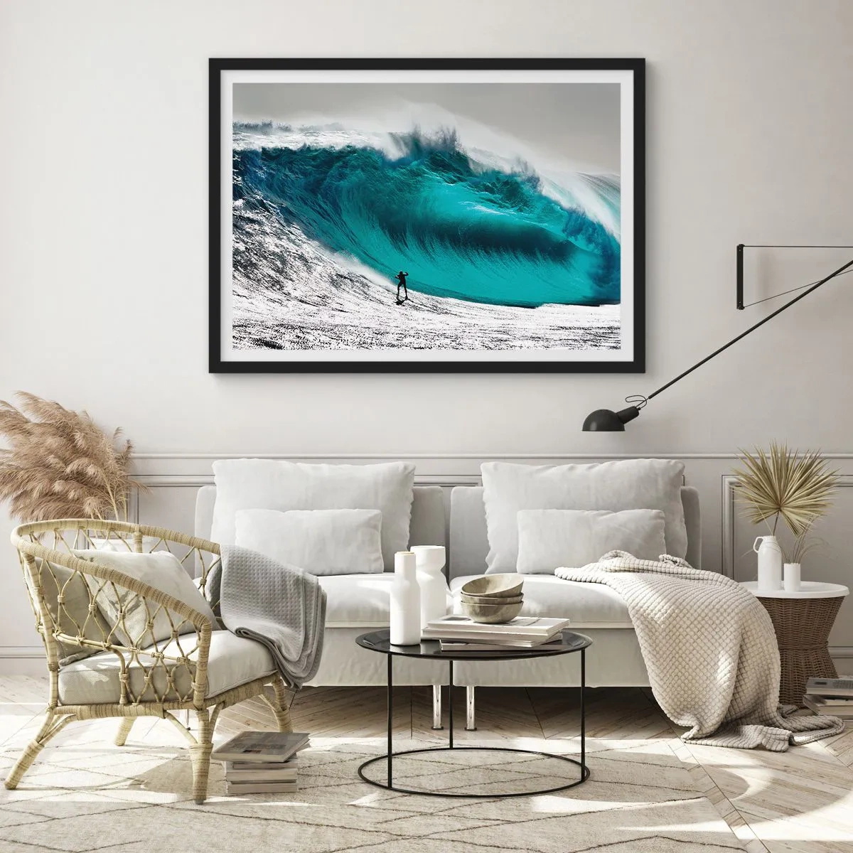 Poster in black frame - Challenge Accepted - 40x30 cm