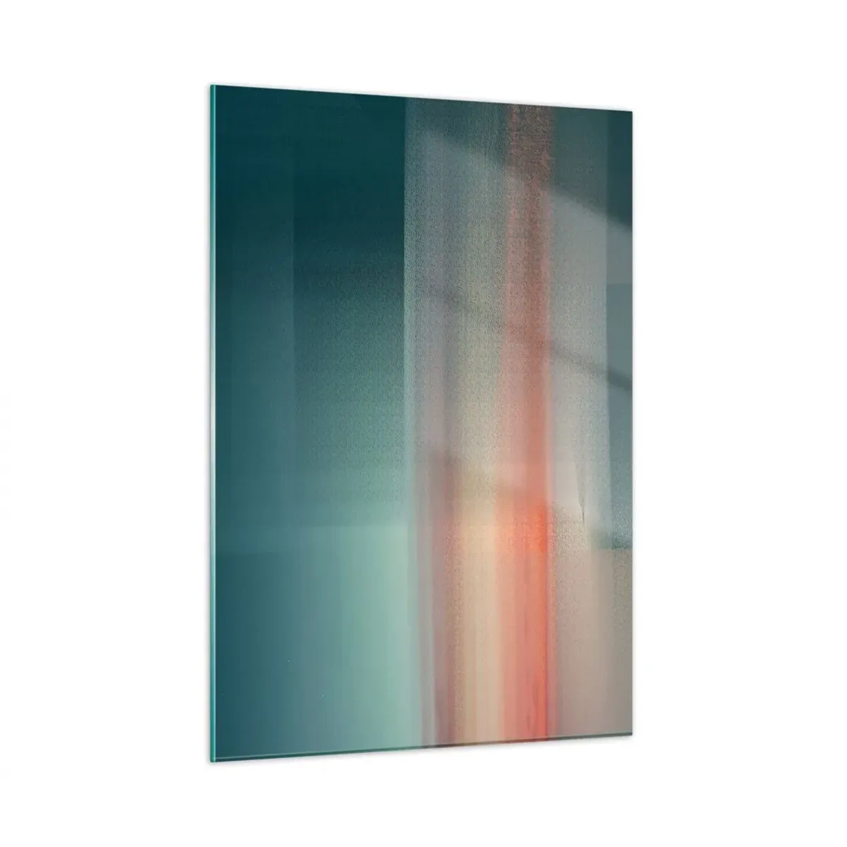 Glass picture - Abstract: Light Waves - 50x70 cm