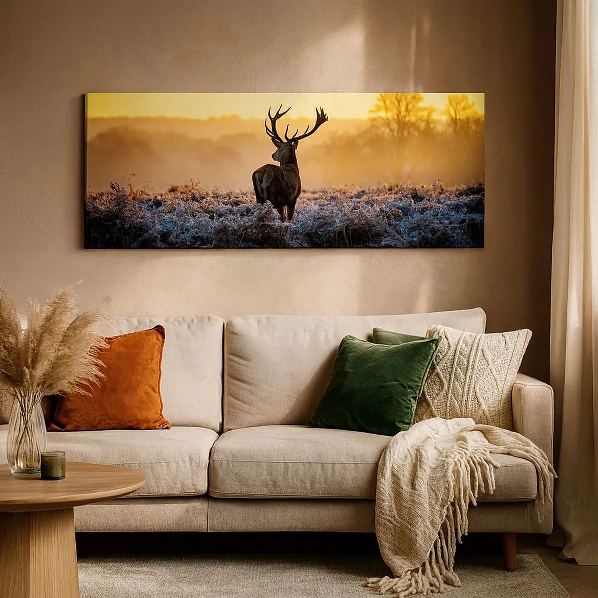Canvas picture - Crowned in Its Kingdom - 100x40 cm