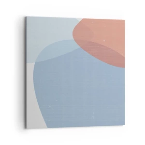 Canvas picture - Pastel Relations - 50x50 cm