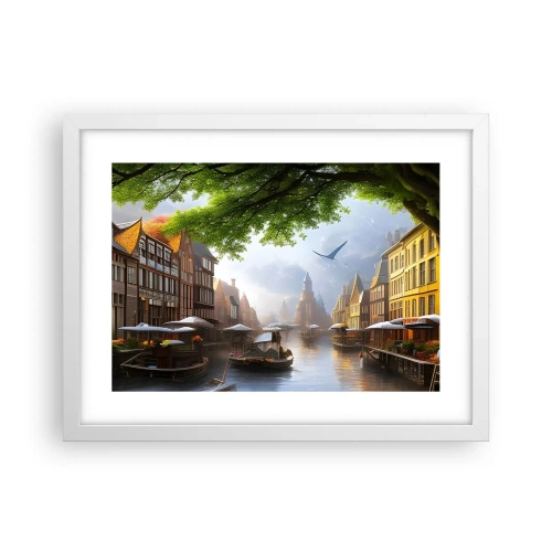 Poster in white frmae - Dutch Urban Landscape - 40x30 cm