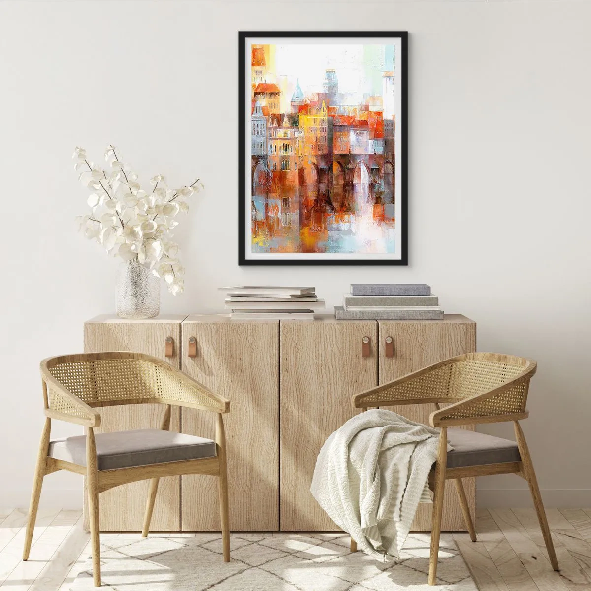 Poster in black frame - Under The Bridge It Is Also Pretty - 61x91 cm