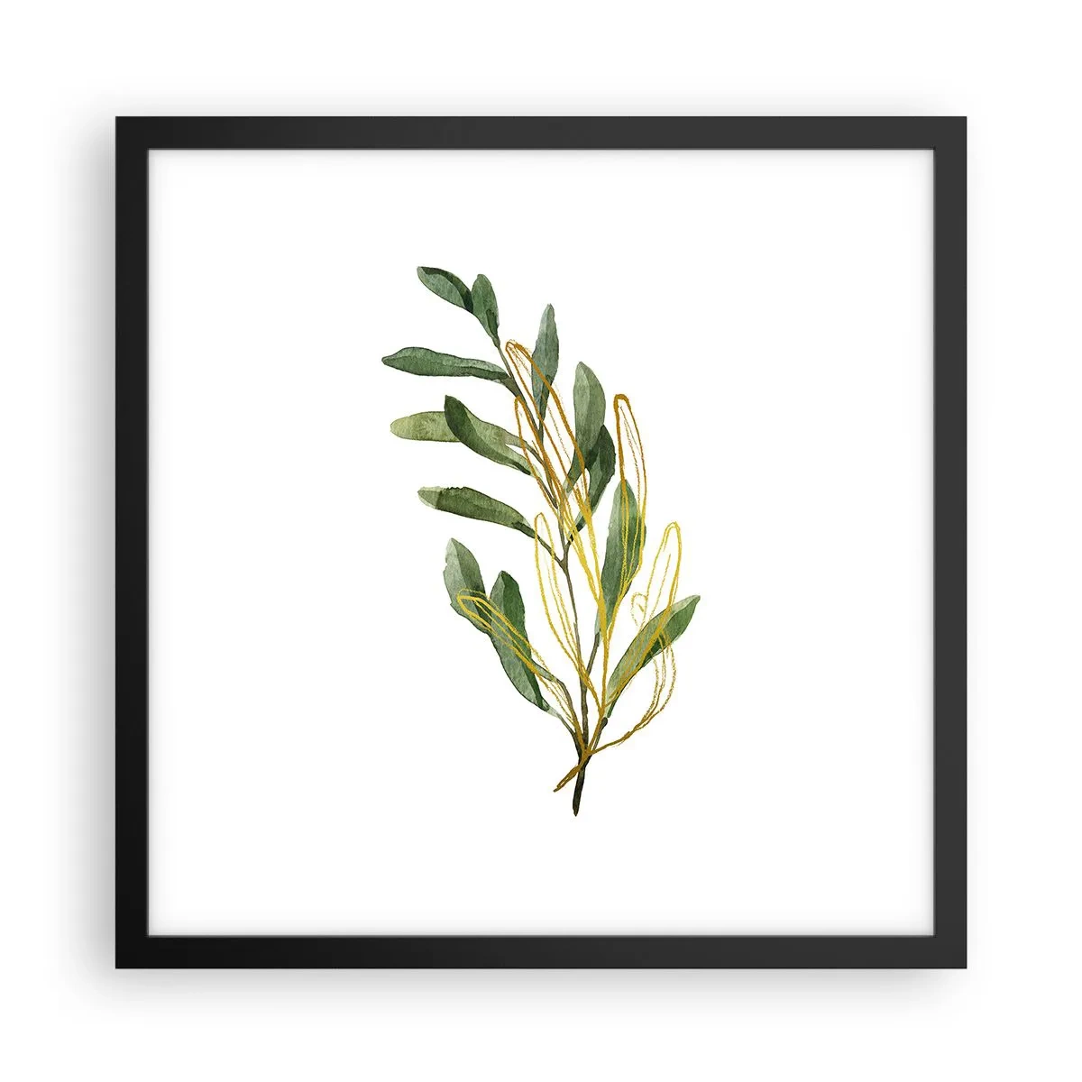 Poster in black frame - All that Is Good - 40x40 cm