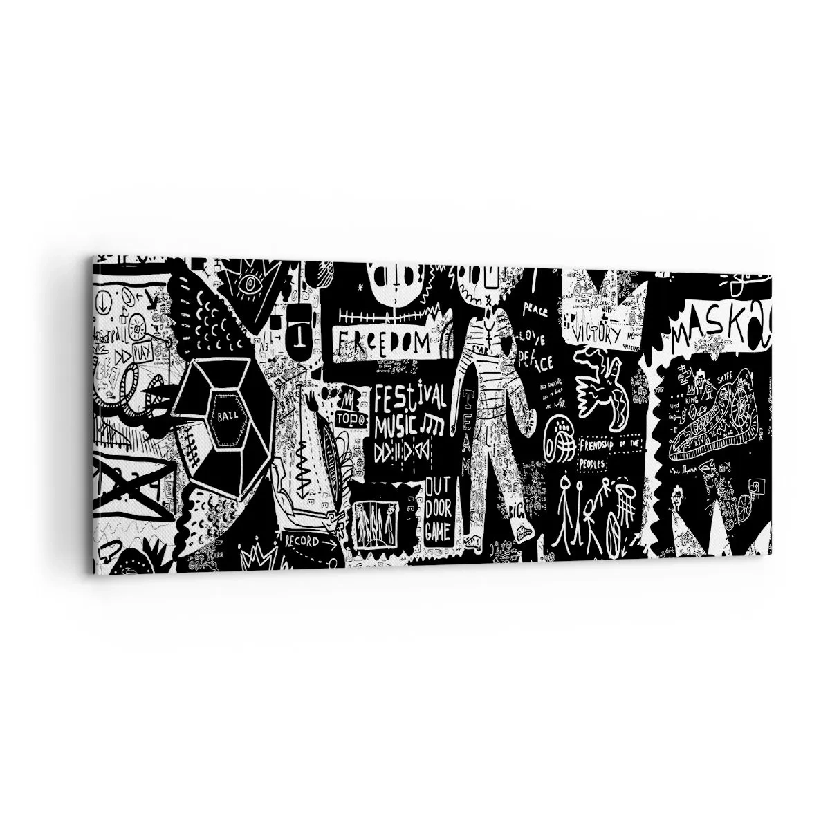 Canvas picture - Rights and Joys of Youth - 100x40 cm