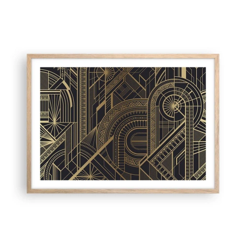 Poster in light oak frame - Concepts, Ideas, Plans - 70x50 cm