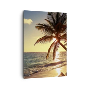 Canvas picture - Summer Under Palms - 50x70 cm