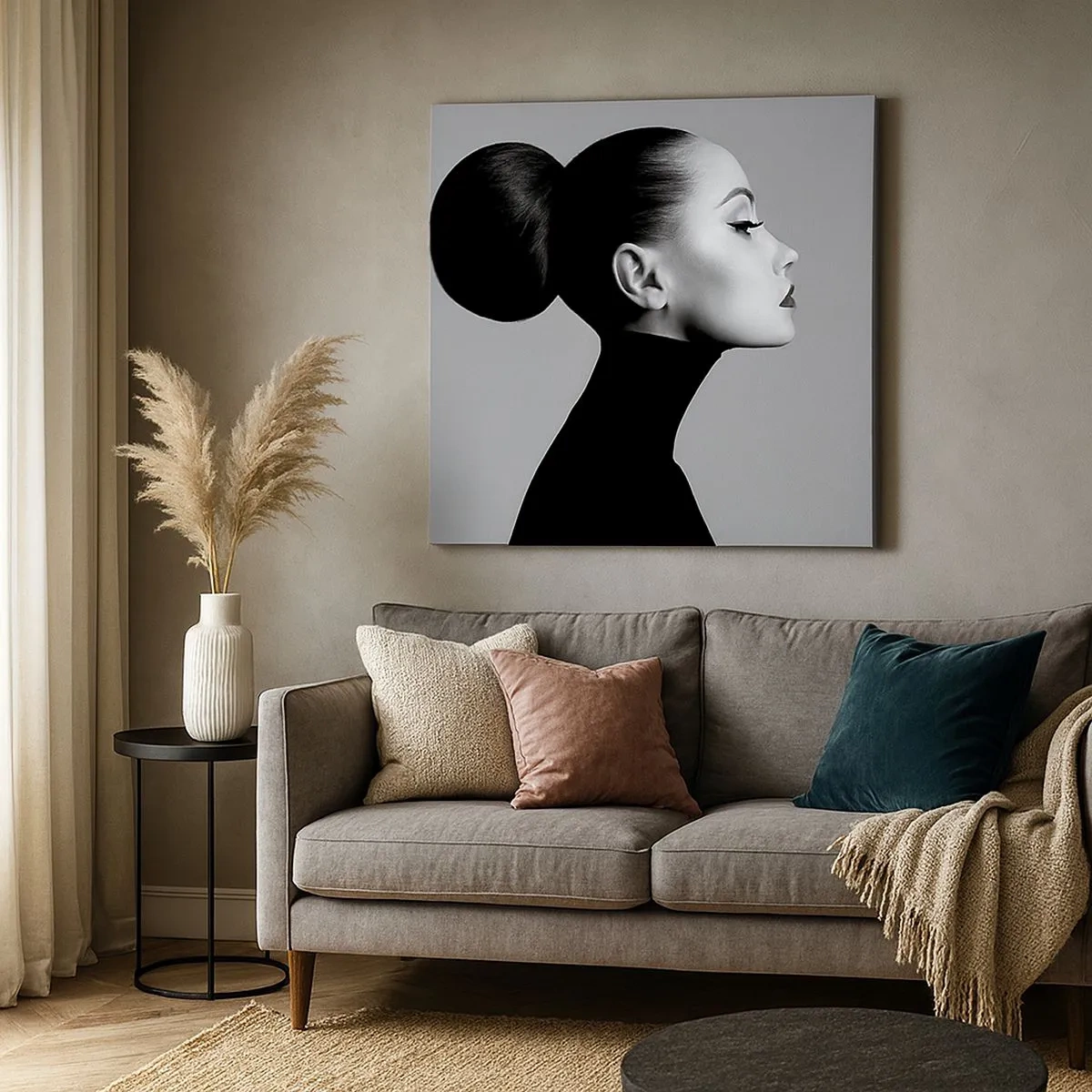 Canvas picture - Modern Nefretete - 30x30 cm