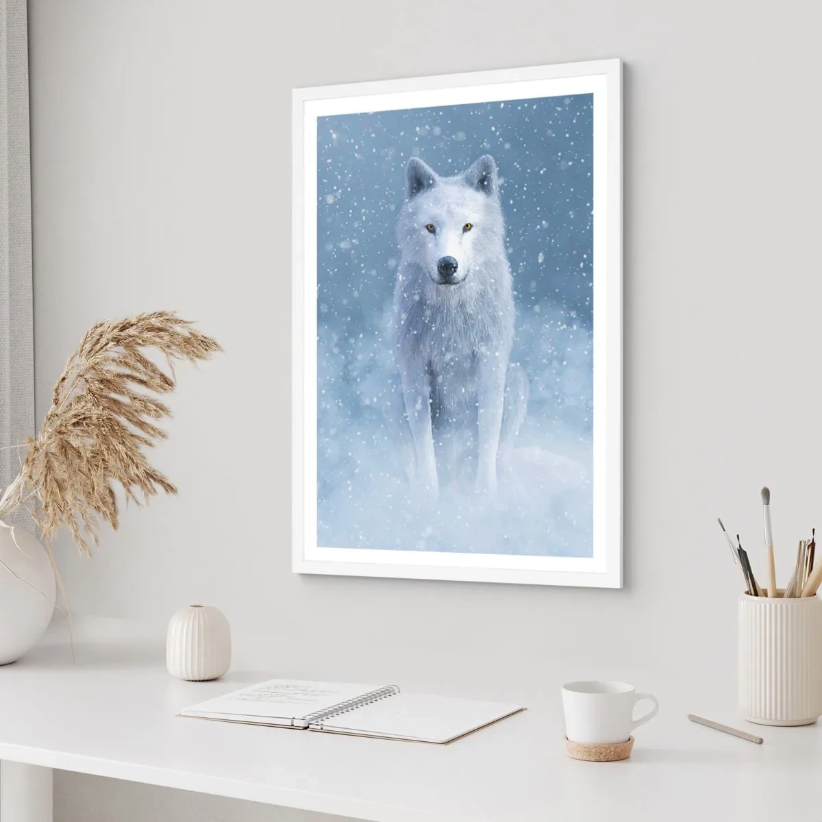 Poster in white frmae - In Winter Spirit - 50x70 cm