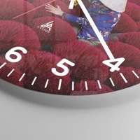 Clock face with numbers