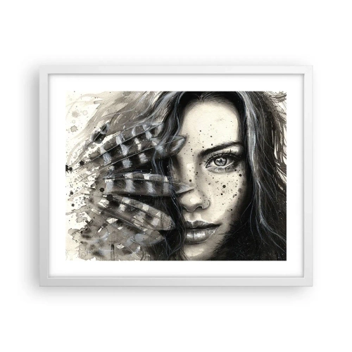 Poster in white frmae - Wild Beauty - 50x40 cm